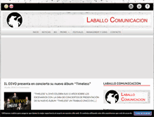 Tablet Screenshot of laballo.com